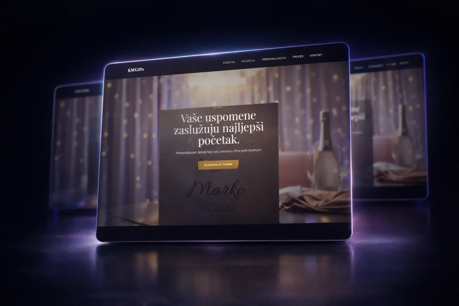Gifts by KM – landing page i razvoj za darovnicu