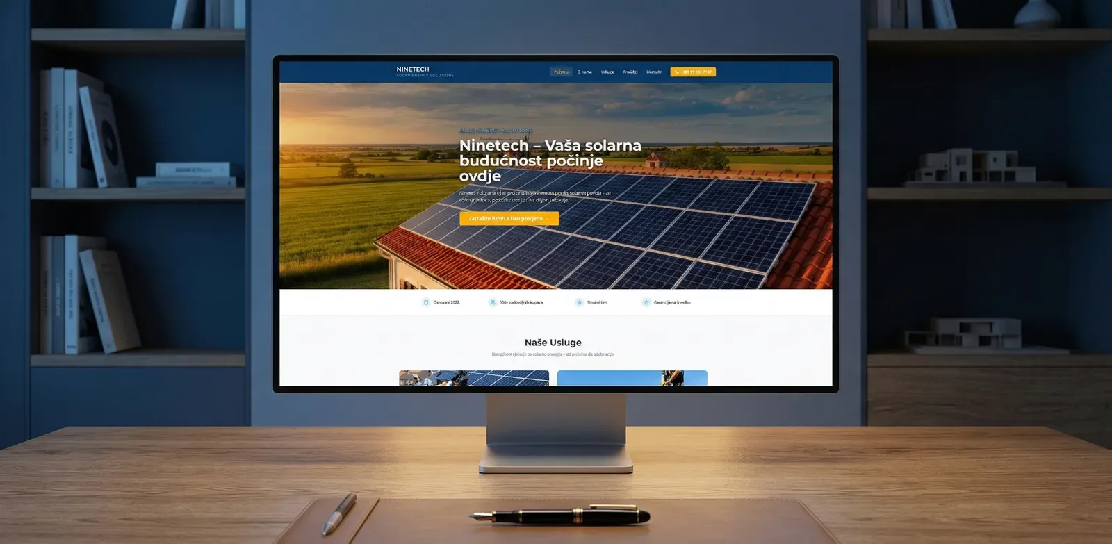 Ninetech – web dizajn projekta