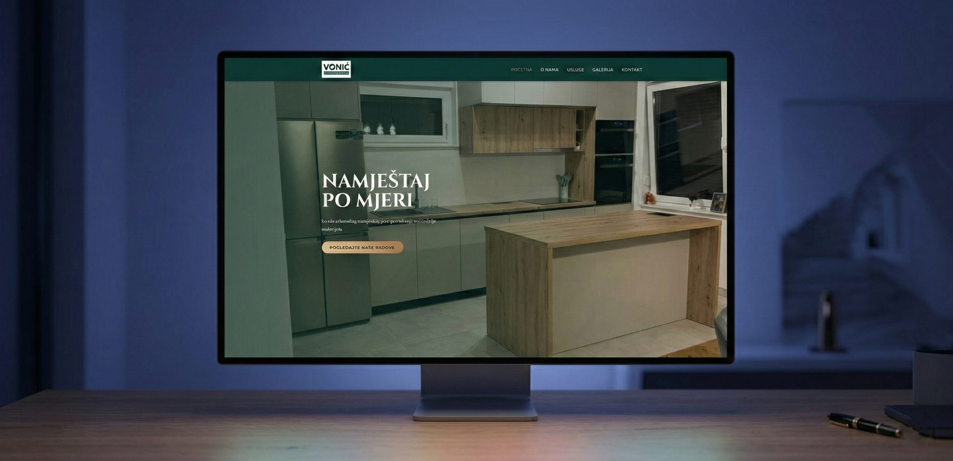 Stolarija Vonić – web dizajn za stolariju